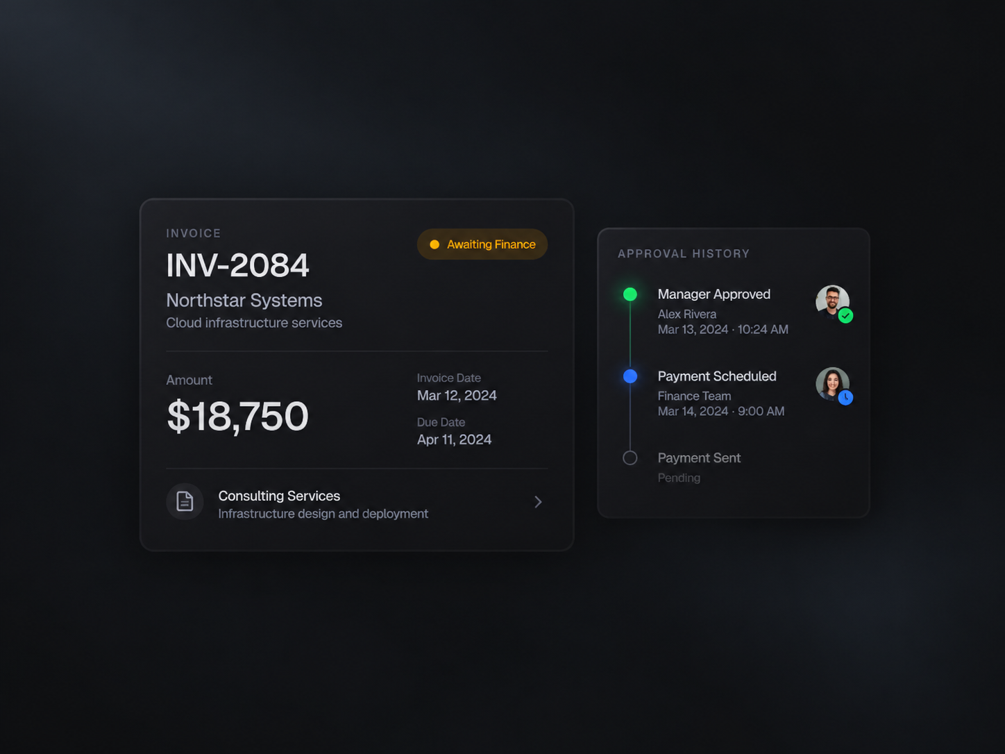 Illustration representing Finance Workflows