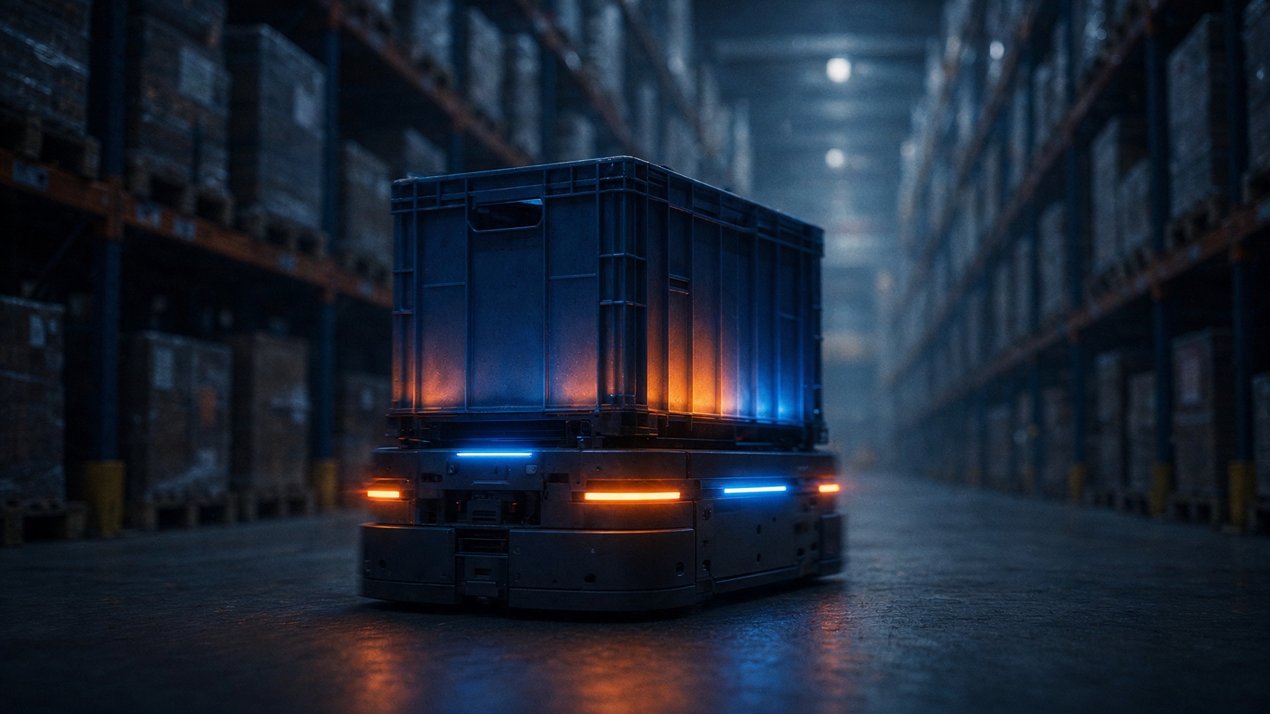 Illustration representing Warehouse Automation