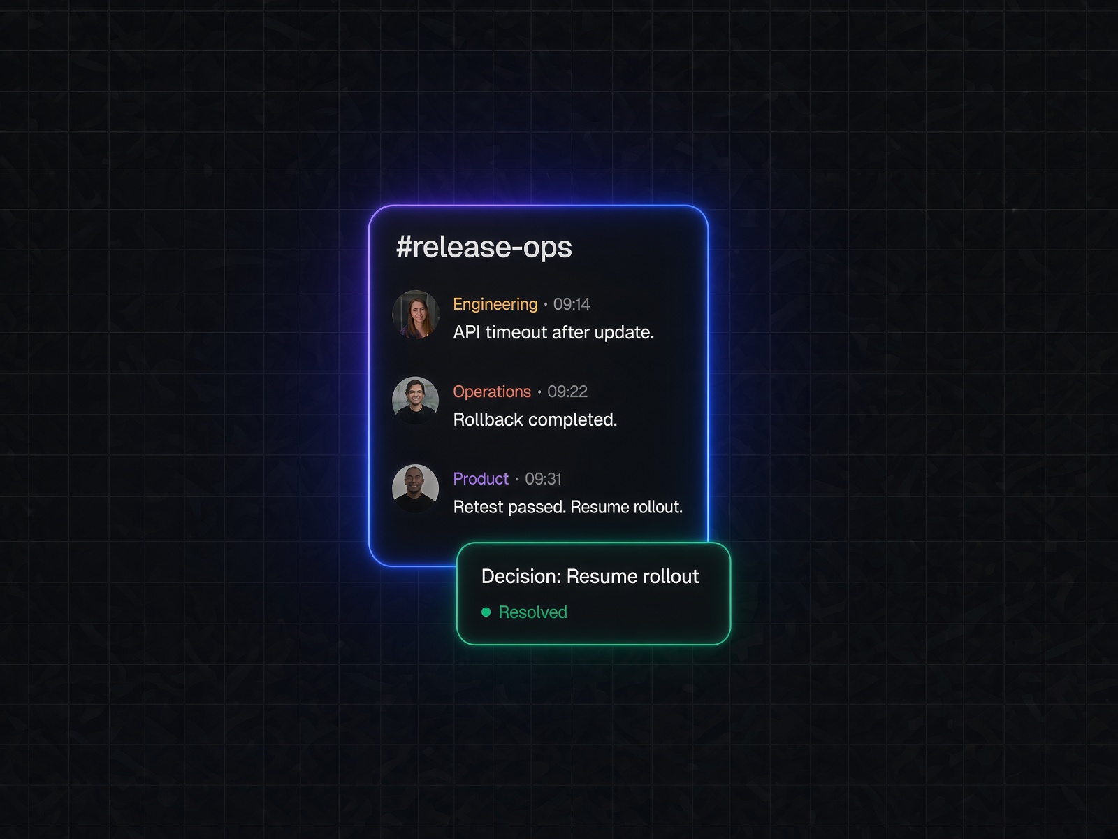 Illustration representing Team Chat